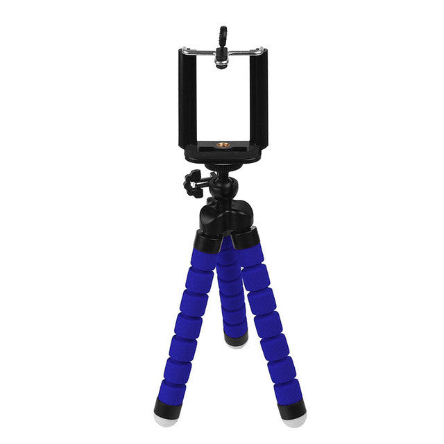 POWSTRO K Mini Portable Flexible Sponge Octopus Tripod Stand Mount With Holder For Phone Gopro Camera Tripode Drop Shipping