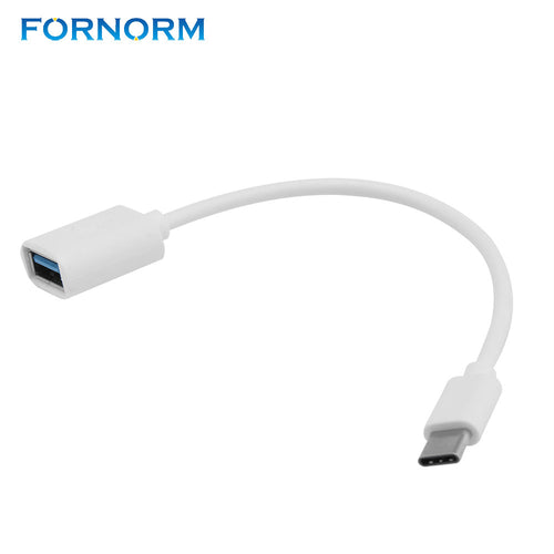 FORNORM USB  2.0 Type C Male to USB 2.0 A Female Adapter OTG Data Cable Converter for Tablet &Mobile Phone & Hard Disk Drive