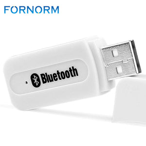 FORNORM 3.5mm Bluetooth V2.0 Music Receiver Audio USB Adapter Auto AUX Streaming A2DP for Speaker Headphone Drop Shipping