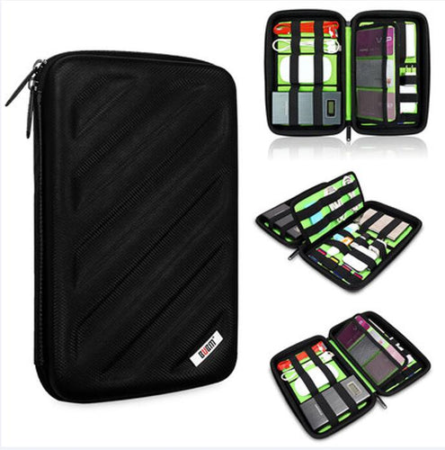 Bubm Camera USB Waterproof Digital protect case Travel Organizer bag For Gadget Cable Power Bank hard drive