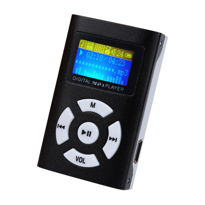 USB Mini MP3 Player LCD Screen Support 32GB Micro SD TF Card